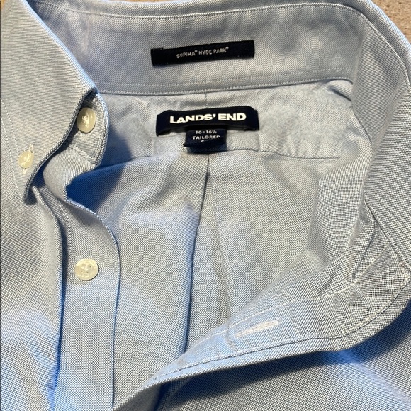 Lands' End Men's Blue Shirt - Picture 1 of 5